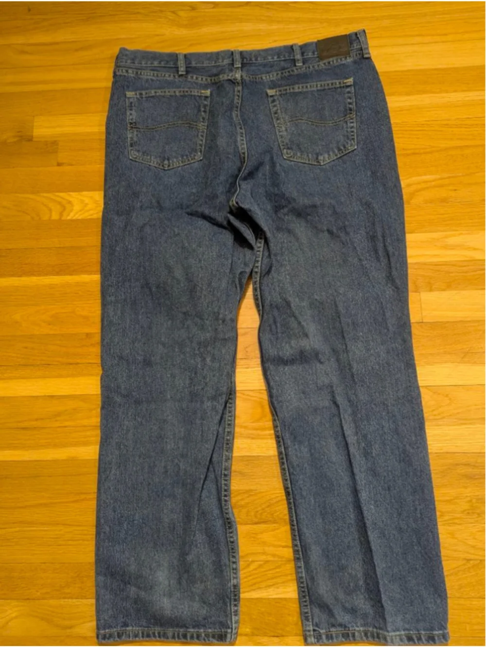 Lee Straight Leg Jeans 42 x 32 Blue Black Set of 2